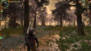 На изображении: скриншот игрового процесса из The Witcher: Enhanced Edition Director's Cut.