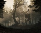 Изображение из игры GreedFall с лесом и существом. (Источник изображения: Steam)