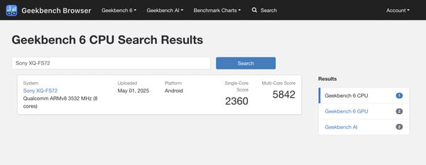 (Источник изображения: Geekbench)
