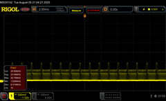 шИМ 24 кГц (яркость 2/10)