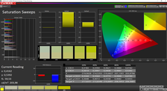 CalMAN: Colour Saturation