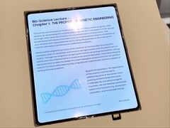 Складной дисплей без складок от Samsung, предположительно, для предстоящего Galaxy Z Fold 8. (Источник изображения: Max Jambor on X)