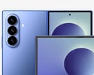 Крупный план Galaxy Z Fold8 Ultra и его знакомый дизайн.