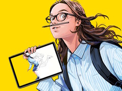 Wacom MovinkPad - это портативный планшет Android с пером Wacom Pro Pen 3, призванный сделать рисование удобным для художников, находящихся в пути. (Источник изображения: Wacom)