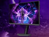 Agon Pro AGP277QKM стоит около $486 в Китае. На изображении: отредактированное рекламное фото, показывающее игровой монитор спереди.