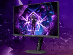 Agon Pro AGP277QKM стоит около $486 в Китае. На изображении: отредактированное рекламное фото, показывающее игровой монитор спереди.