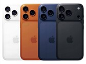 Apple iPhone 17 Pro в утечках в следующих цветовых вариантах: белый, оранжевый, темно-синий и черный (Источник изображения: Неофициальные иллюстрации)