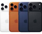 Apple iPhone 17 Pro в утечках в следующих цветовых вариантах: белый, оранжевый, темно-синий и черный (Источник изображения: Неофициальные иллюстрации)