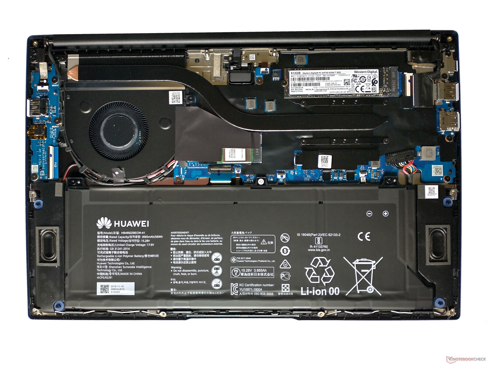Huawei MateBook D 14 Ryzen 5 3500U Radeon RX Vega 8 Notebookcheck notebookcheck ru