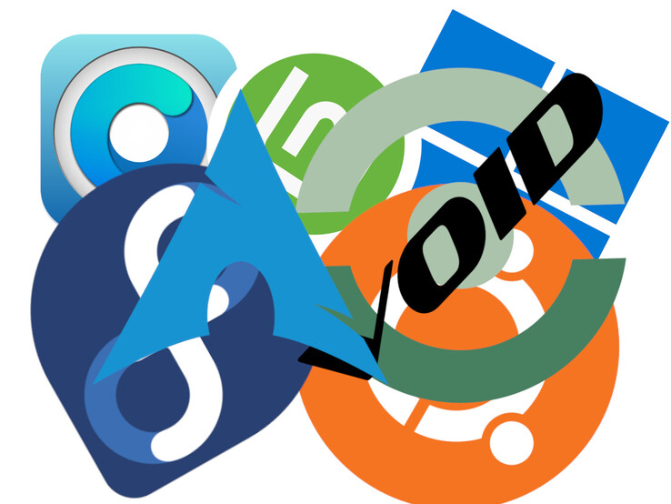 Существует множество дистрибутивов Linux, но общий опыт работы с ними во многом одинаков. (Источник изображения: логотипы операционных систем - Canonical, Microsoft и другие с редактированием)