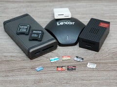 Две карты MicroSD Express против трех карт UHS. Камера Sony Tough была пропущена, так как она использовалась для съемки.