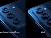 Предполагаемый зум Samsung по сравнению с обычным перископическим объективом (Источник изображения: SK через YouTube)