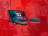 Показаны консоль Switch 2 и контроллеры Joy-Con 2