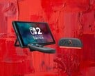 Показаны консоль Switch 2 и контроллеры Joy-Con 2