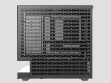 Вид сбоку на корпус Floatron F1 mATX. (Источник изображения: darkFlash)