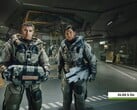 Два персонажа из «Starfield» в футуристическом объекте с включенной технологией Nvidia DLSS 5