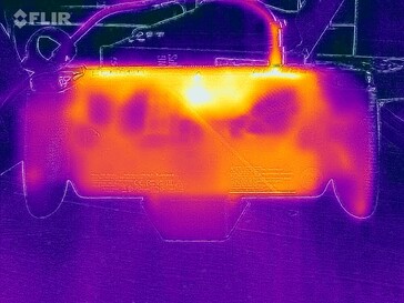 Температура поверхности в играх (сзади)