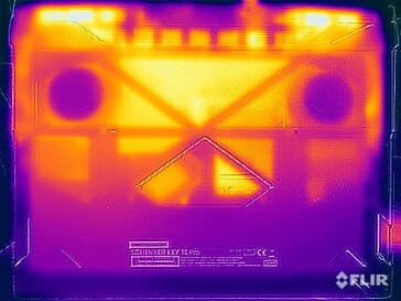 Испытание на прочность при воздействии поверхностных температур (нижняя сторона)