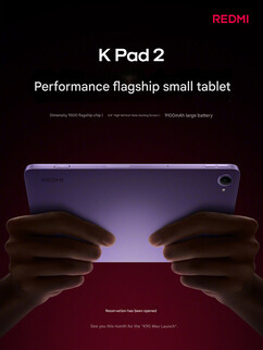 Основные характеристики Redmi K Pad 2 (машинный перевод)