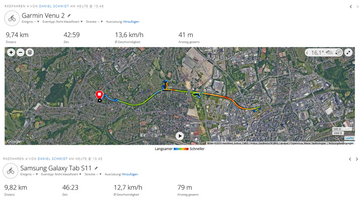 Galaxy Tab S11 против Garmin Venu 2