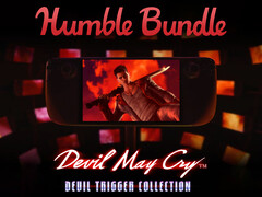 Срок действия Devil Trigger Collection истекает 30 июля. На фото: Палуба Steam, на которой запущена игра DmC: Devil May Cry. (Источник изображения: Steam и Humble Bundle - отредактировано)