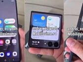 Работающий Galaxy Z Flip 7 появился в утечке видео с практическим использованием, которое было довольно быстро удалено (Источник изображения: @andrei_eclynoh)