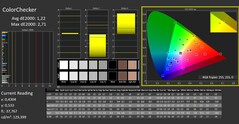 CalMAN: ColorChecker (после калибровки)