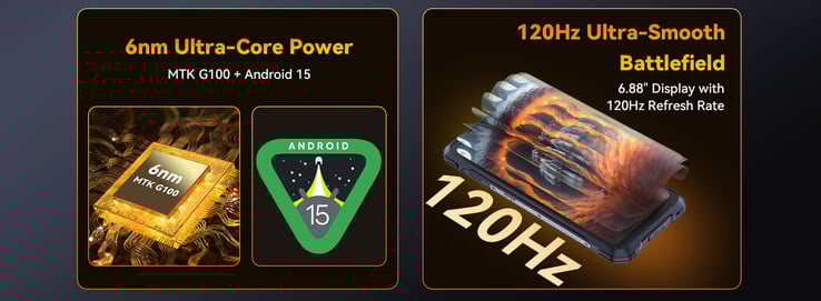Телефон поставляется с Android 15 (Источник изображения: Cubot)