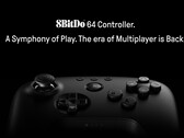 первая попытка 8BitDo создать контроллер для Nintendo 64 наконец-то доступна в заявленном черном цвете. (Источник изображения: 8BitDo)