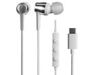 Наушники Audio-Technica ATH-CKD30C с разъёмом USB-C оснащены высококачественным ЦАП и поставляются с четырьмя размерами амбушюр.