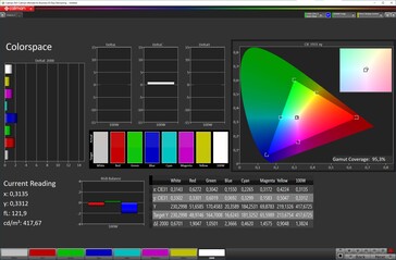 CalMAN - Color space (sRGB, "Natural")