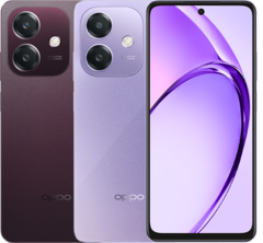 Смартфон Oppo A5i выпускается в звездном фиолетовом и красном цветах туманности (Источник изображения: Oppo)