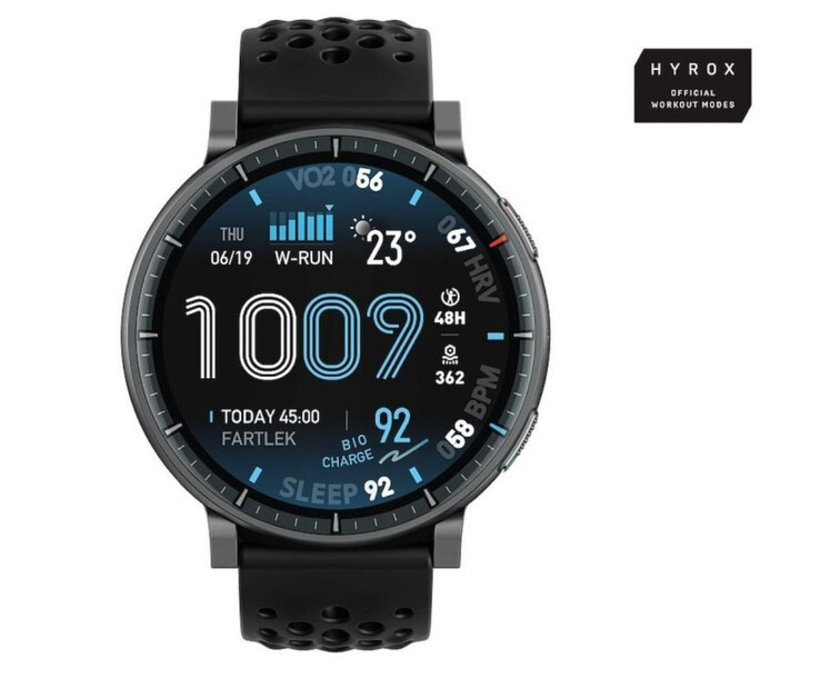 Amazfit Active Max будет поддерживать официальные режимы тренировок Hyrox. (Источник изображения: via Roland Quandt)