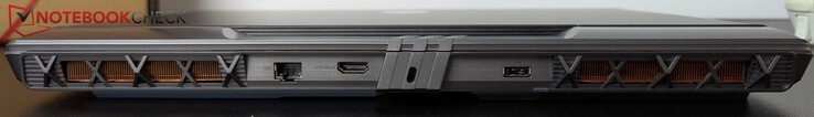 Задние: LAN, HDMI, Kensington, питание