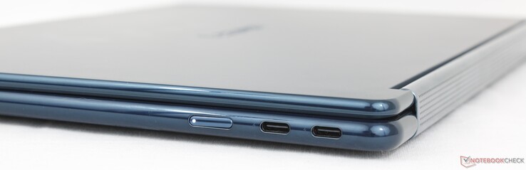 Справа: 2x USB-C Thunderbolt 4/ DisplayPort 2.1 + Power Delivery
