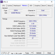CPU-Z Память
