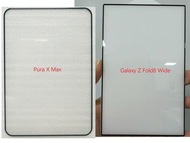 Утечка защитных экранов для более широкого Galaxy Z Fold 8.