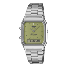 Часы Casio AQ-230ECK-3A с циферблатом цвета «матча».