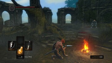 На фото: Скриншот игрового процесса из игры DARK SOULS™: REMASTERED.
