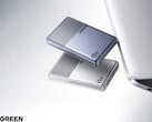 Стоимость зарядного устройства Nexode Air 65W Slim в Китае составляет около 19 долларов. На снимке: рекламное изображение, демонстрирующее два варианта цветового исполнения зарядного устройства.