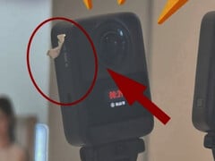 Крупный план новой камеры Osmo 360.