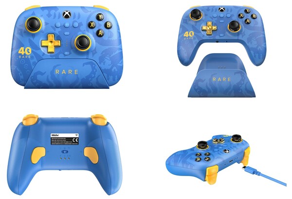 8BitDo Ultimate 3-mode Controller - Rare 40th Anniversary Edition можно купить в магазинах 8BitDo и Amazon. (Источник изображения: 8BitDo)