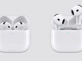 Apple AirPods 5 с активным шумоподавлением выпускаются в двух вариантах: с регулятором громкости на штырьке и без него.