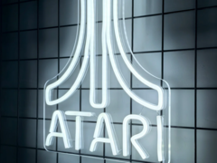 Неоновый белый светодиодный знак с логотипом Atari (источник изображения: Atari)