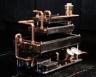Медные трубы и манометры придают компьютеру от Billet Labs стимпанковский вид.