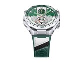 Часы Huawei Watch Ultimate 2 Green имеют корпус из жидкого металла и циферблат, покрытый сапфировым стеклом.