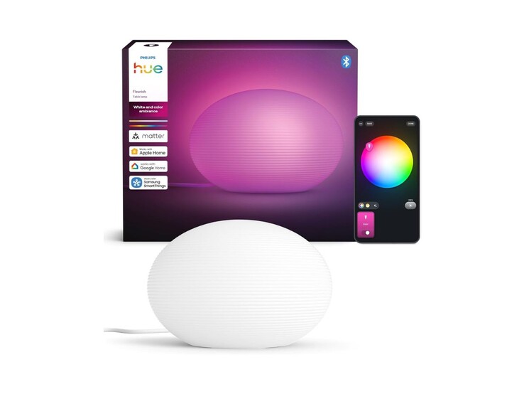 Обновленная настольная лампа Philips Hue Flourish. (Источник изображения: Philips Hue)