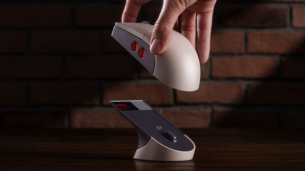 Мышь 8BitDo Retro R8 Mouse - N Edition имеет дизайн, вдохновленный игрой NES. (Источник изображения: 8BitDo)