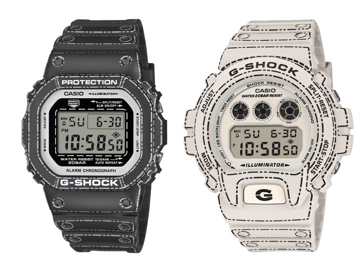 Casio G-Shock DW-5600RGM-1 (слева) и DW-6900RGM-5 (справа). (Источник изображения: Casio)