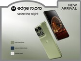 Motorola Edge 70 Pro имеет знакомый дизайн.